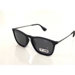 R-Line Kemik ES-P112 C02 52 Polarize Güneş Gözlüğü - Siyah - Metal