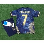 R.madridd 2023/24 Sezon Dragon Desenli Cristiano Ronaldo Konsept Çocuk Forması 3'lü Set (Brda) - 12 - 13 Yaş - Lacivert