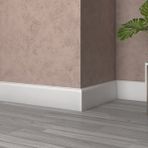 R MODEL BEYAZ 10 CM MDF SÜPÜRGELİK