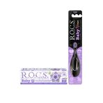 R.O.C.S. Baby 0-3 Yaş Için Ihlamur Özlü Diş Macunu Ve Baby Neon 0-3 Yaş Diş Fırçası Seti-mor