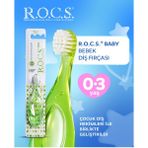 R.O.C.S. Baby Extra Soft - 0-3 yaş Bebekler İçin Diş Fırçası Yeşil