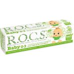 R.O.C.S. Baby Papatya Özlü Diş Macunu (0-3yaş) - Altın