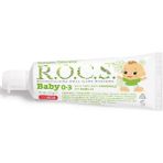 R.O.C.S. Baby Papatya Özlü Diş Macunu (0-3yaş) - Antrasit