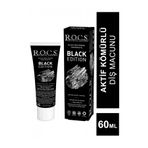 R.o.c.s. Black Edition Aktif Kömür Özleri İçeren Beyazlatıcı Siyah Diş Macunu 60 Ml