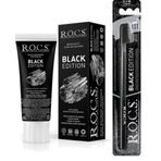 R.O.C.S. Black Edıtıon Kömür Beyazlatıcı Diş Macunu Ve Diş Fırçası