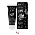 R.O.C.S Black Edition Kömür Özlü Beyazlatıcı 60 ml Diş Macunu