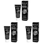 R.O.C.S. Black Edition Kömür Özlü Beyazlatıcı Diş Macunu (1 x 74 g) (3 paketi)