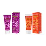 R.O.C.S. Junior 6-12 Diş Macunu Orman Meyveli ve Junior Çocuklar için Bitkisel İçerikli Diş Macunu 6-12 Yaş Meyveli Gökkuşağı (1 x 60 mL)