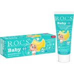 R.O.C.S. Muz Püresi Tadında 0-3 Yaş 45 gr Bebek Diş Macunu