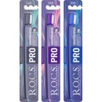 R.O.C.S Pro 5940 3 Adet Orta Sert Gri Mor Lacivert Diş Fırçası