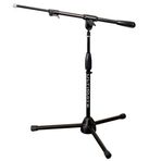 R-T-Short-T Package - Tripod Base Serisi Patentli Çeyrek Dönüşlü Kavramalı Kısa Mikrofon Standı | Sehpası - Güçlendirilmiş Tripod Tabanı/Kısa Yükseklik/Teleskopik Bom