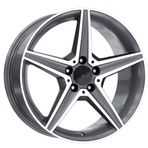 R1 Wheels 19 inç 5*112 ET43 Füme Jant Takımı (J-3412) (2024)