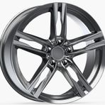 R1 Wheels 19 inç 5*120 ET33 Füme Jant Takımı (J-1378) (2024)