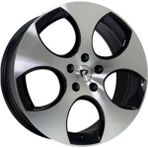 R1 WHEELS 5*100*17*7.5 ET42 CH57.1 BLACK FOİL POLO DETROİT JANT TAKIMI