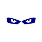 R25 Far Filmi Gözlü Model Lacivert Sticker - Etiket