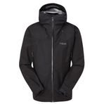 Rab Erkek Namche GTX Ceket - Gore-Tex Su Geçirmez Nefes Alabilir Yağmur Kabuğu Günlük ve Yürüyüş için, Siyah, S S