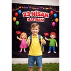 Rabadon 23 Nisan Hatıra Branda Okul Kutlama Afiş 150cm X 200cm