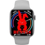 Rabbit Store Akıllı Saat Wacht 8 Konuşma ve Müzik Özellikli - 45 mm - Gümüş