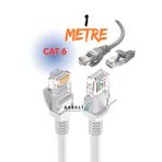 Rabelix Online Marketing 1. Metre Cat6 Ethernet Kablosu 1 mt. 1000mbps Internet Network Kablosu Fabrikasyon Lan Kablo