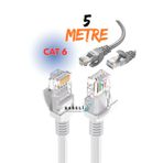 Rabelix Online Marketing 5 Metre Cat6 Ethernet Kablosu - 1000 Mbps Yüksek Hızlı Rj45 Internet Patch Ağ Kablosu