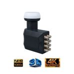 Rabelix Online Marketing 8'Li Full Ultra Hd 3d 4k Uyumlu Yağmur Korumalı Sekizli Çanak Uydu Lnb 8li LNB