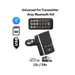 Rabelix Online Marketing Fm Transmitter Araba Mp3 Çalar Oto Radyo Kumandalı Bluetooth Araç Kiti Müzik Kiti