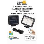 Rabelix Online Marketing Güneş Enerjili 260 Lümen Hareket Sensörlü Kumandalı Bahçe Balkon Aydınlatma Sokak Lambası