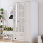 Rabi Beyza Country 3 Kapaklı 2 Çekmeceli Gardırop
