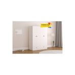 Rabi Elif Modern 4 Kapak 2 Çekmeceli Gardırop