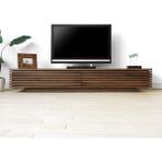 Rabi Mobilya Prestij Wood Ceviz Renkli Suntalam Malzemeden Üretilmiş Modern TV Ünitesi