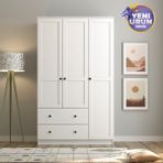 Rabi Side 3 Kapak 2 Çekmece 184 Beyaz Gardırop