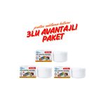 RABIR 3 Adet Diş Protez Kutusu Protez Diş Saklama Kabı Protez Diş Saklama Kutusu X3 Adet