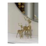 rabiskoile3d İkili Geyik Biblo Modern Dekoratif Yılbaşı Deer Christmas