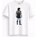Rabona Fashion Boca Juniors Diego Armando Maradona Tişörtü - Beyaz - XL