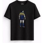 Rabona Fashion Boca Juniors Diego Armando Maradona Tişörtü - Siyah - 2XL