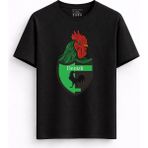 Rabona Fashion Denizlispor Horoz Ruhlu T-Shirt - Siyah - 3XL