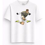 Rabona Fashion Kenan Yıldız Black & White Wonder T-Shirt - Beyaz - 2XL
