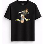 Rabona Fashion Kenan Yıldız Black & White Wonder T-Shirt - Siyah