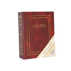 Rabsev 10x15cm 100 Fotoğraf Kapasiteli Ciltbezli Lüks Fotoğraf Albümü (BORDO)