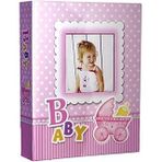 Rabsev 10x15cm 100 Fotoğraf Kapasiteli Lüks Bebek Fotoğraf Albümü (PEMBE)