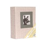Rabsev 10x15cm 100 Fotoğraf Kapasiteli Lüks Koton Fotoğraf Albümü (KREM)