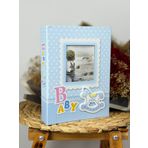Rabsev 10x15cm 200 Fotoğraf Kapasiteli Lüks Çerçeveli Bebek Fotoğraf Albümü Pp46200-2-m