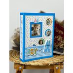 Rabsev 10x15cm 200 Fotoğraf Kapasiteli Lüks Çerçeveli Bebek Fotoğraf Albümü Rs462003-m