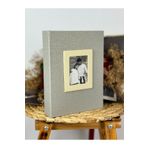 Rabsev 10x15cm 200 Fotoğraf Kapasiteli Lüks Çerçeveli Koton Fotoğraf Albümü RS-KTN46200