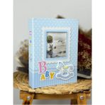 Rabsev 10x15cm 200 Fotoğraf Kapasiteli Lüks Pencereli Bebek Fotoğraf Albümü Pp46200-2-m - Mavi - 10 x 15 cm