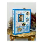 Rabsev 10x15cm 200 Fotoğraf Kapasiteli Lüks Pencereli Bebek Fotoğraf Albümü Rs462003-m RS-46200-3
