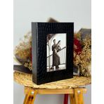 Rabsev 10x15cm 200 Fotoğraf Kapasiteli Lüks Pencereli Deri Fotoğraf Albümü Siyah