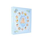 Rabsev 10x15cm 240 Fotoğraf Kapasiteli 12 Ay Çerçeveli Lüks Bebek Fotoğraf Albümü (MAVİ)