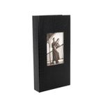 Rabsev 10x15cm 300 Fotoğraf Kapasiteli Lüks Pencereli Deri Fotoğraf Albümü siyah