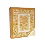 Rabsev 10x15cm 500 Fotoğraf Kapasiteli Kutulu Çiçek Desenli Lüks Ofset Fotoğraf Albümü (SARI)